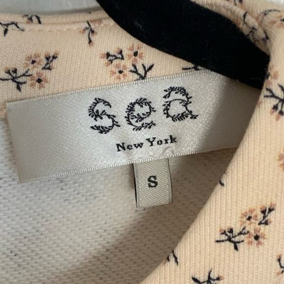 Sea New York Floral Top Sheer Sleeves - Picture 3 of 7